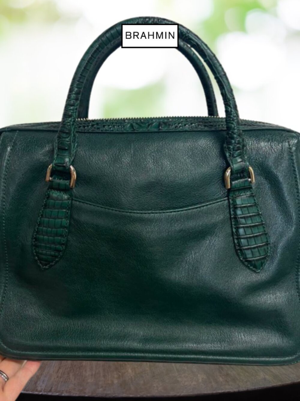 Brahmin Micaela Leather Satchel Bag - Picture 9 of 10